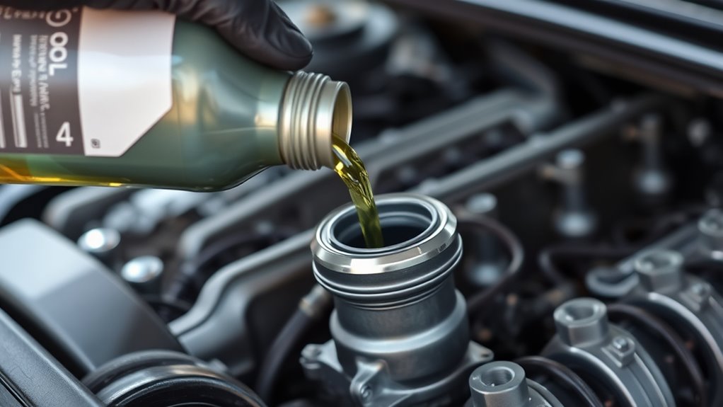 add oil when engine off