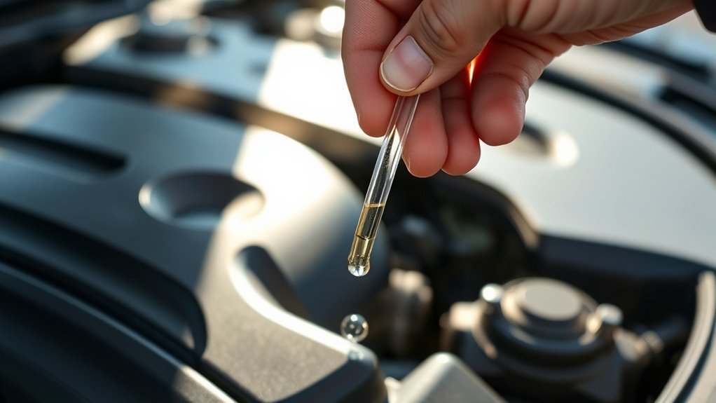 check oil when cold