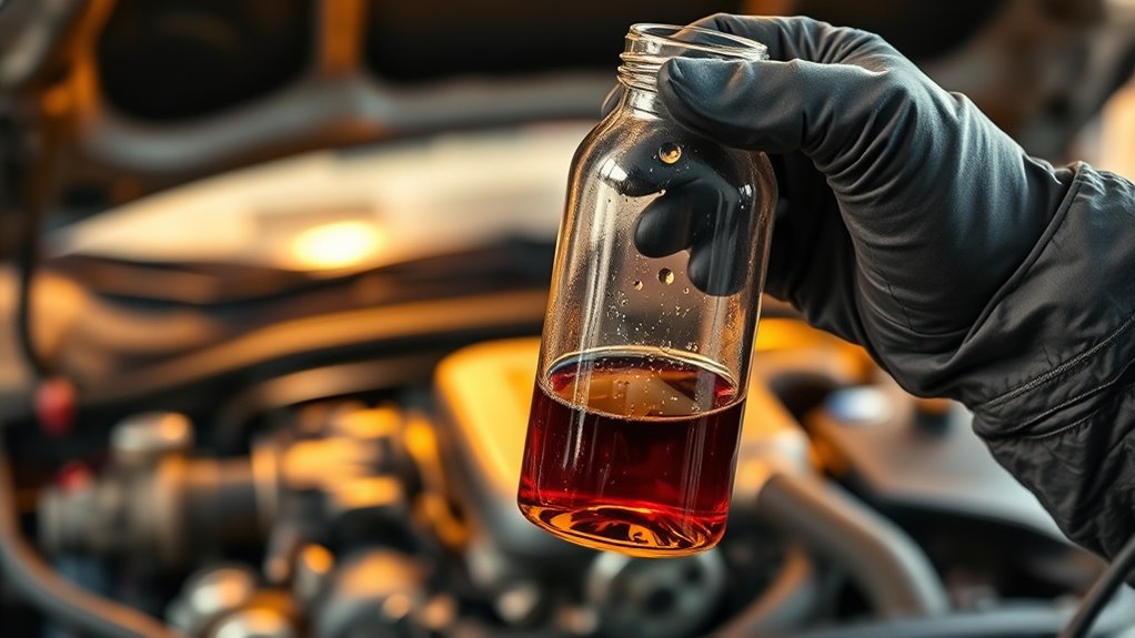 fuel contamination thins oil